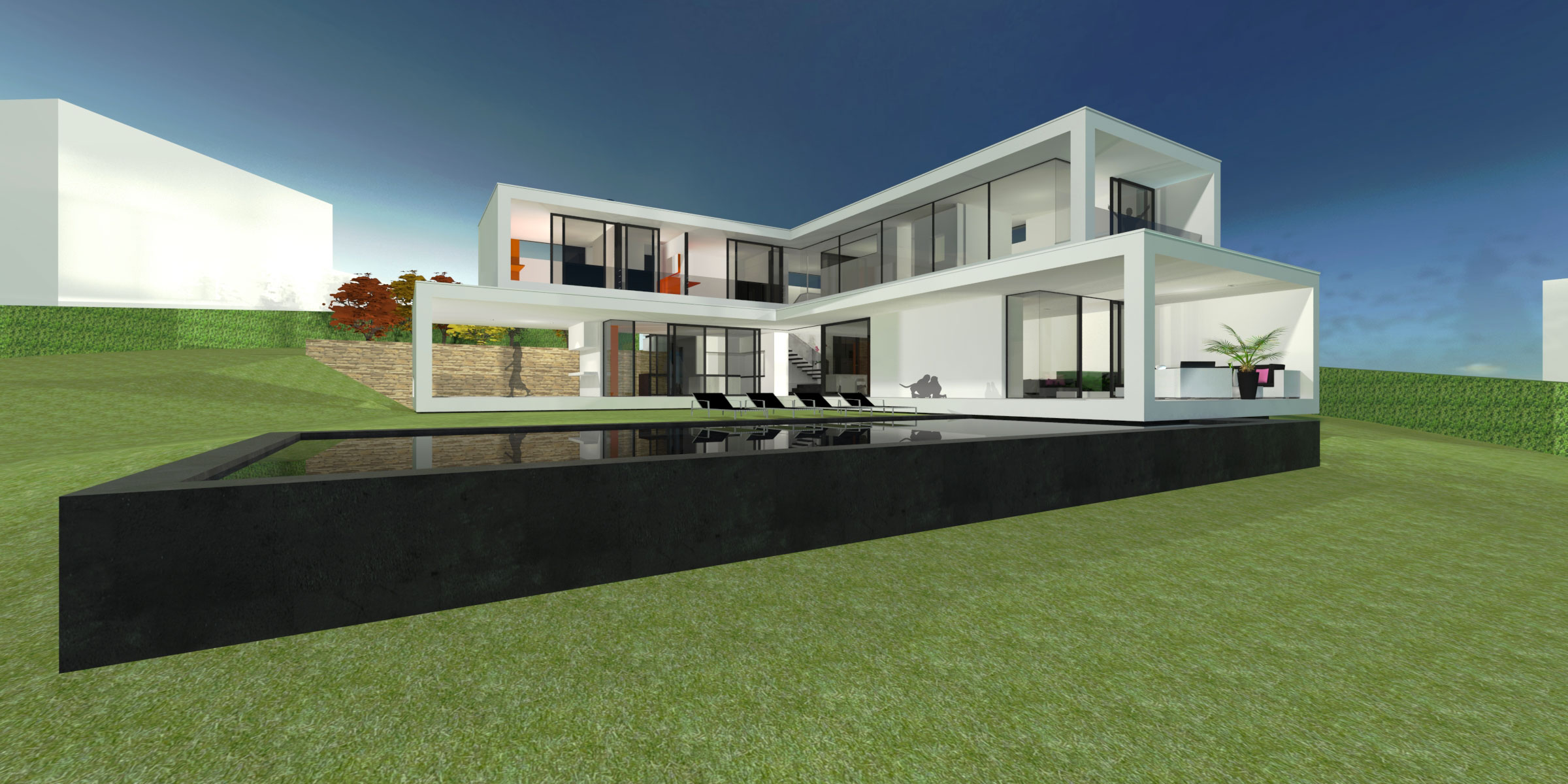  © <bold> SMASH ARCHI</bold>TECTURE srl | LABA | construction d'une villa contemporaine